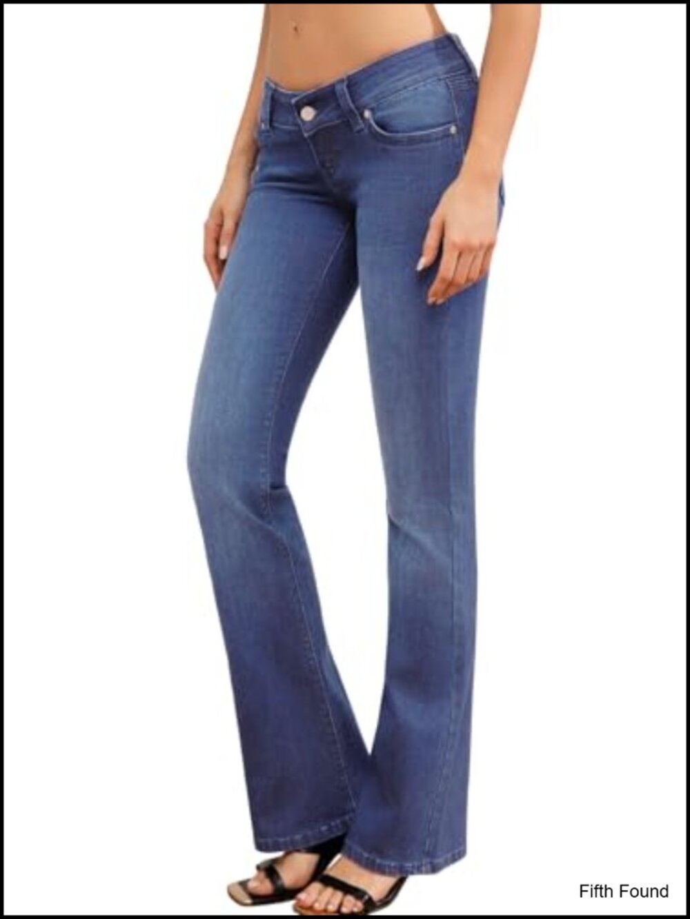Super Low Rise Bootcut Jeans Stretch Y2K Flare Denim Pants